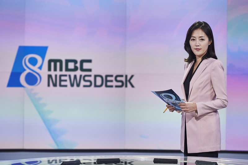 ▲ MBC 뉴스데스크 주말 진행을 맡은 김수진 앵커. 사진=MBC