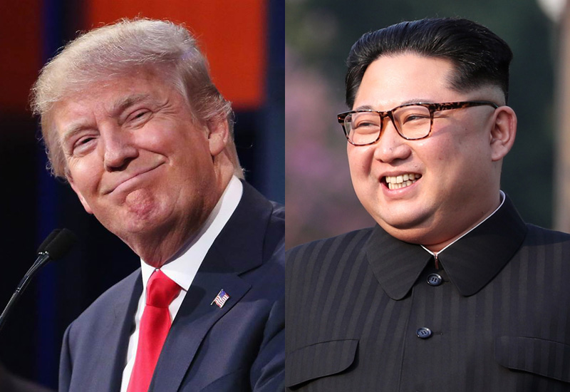 ▲ 도널드 트럼프 미국 대통령과 김정은 북한 국무위원장.