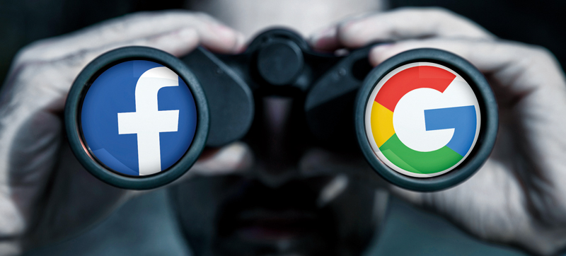 ▲ 페이스북과 구글의 지나친 개인정보 수집을 경계해야 한다는 목소리가 유럽을 중심으로 나오고 있다. ⓒ gettyimagesbank