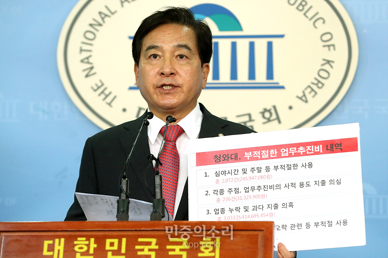 ▲ 심재철 자유한국당 의원. 사진=민중의소리.