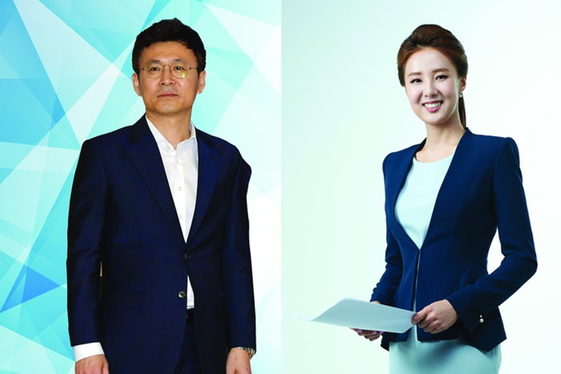 ▲ 1월부터 KBS '뉴스9' 월~목 앵커를 맡는 엄경철(왼쪽), 이각경 앵커. 사진=KBS