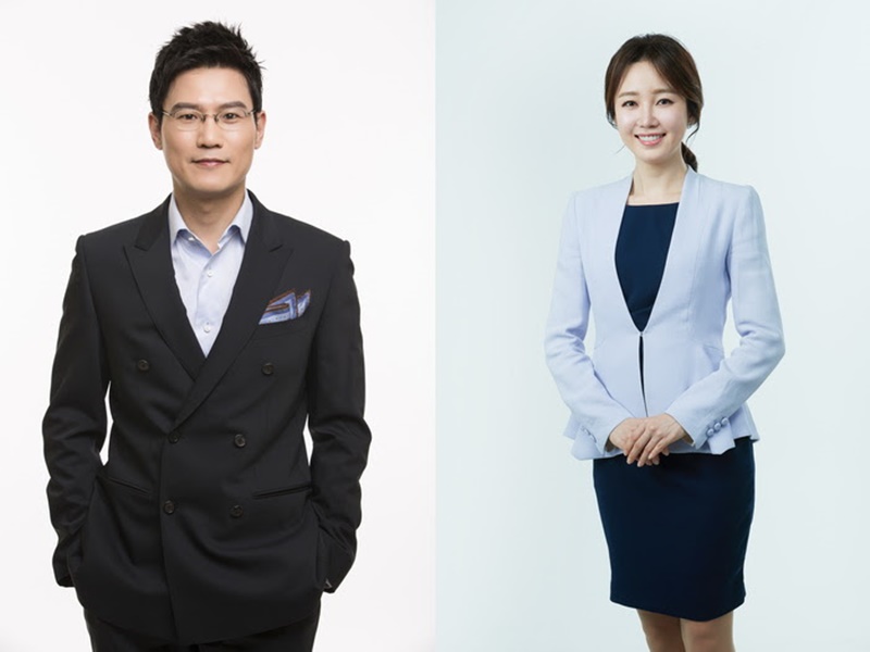 ▲ 1월부터 KBS '뉴스7' 앵커를 맡는 박노원(왼쪽) 아나운서, 김솔희 아나운서. 사진=KBS