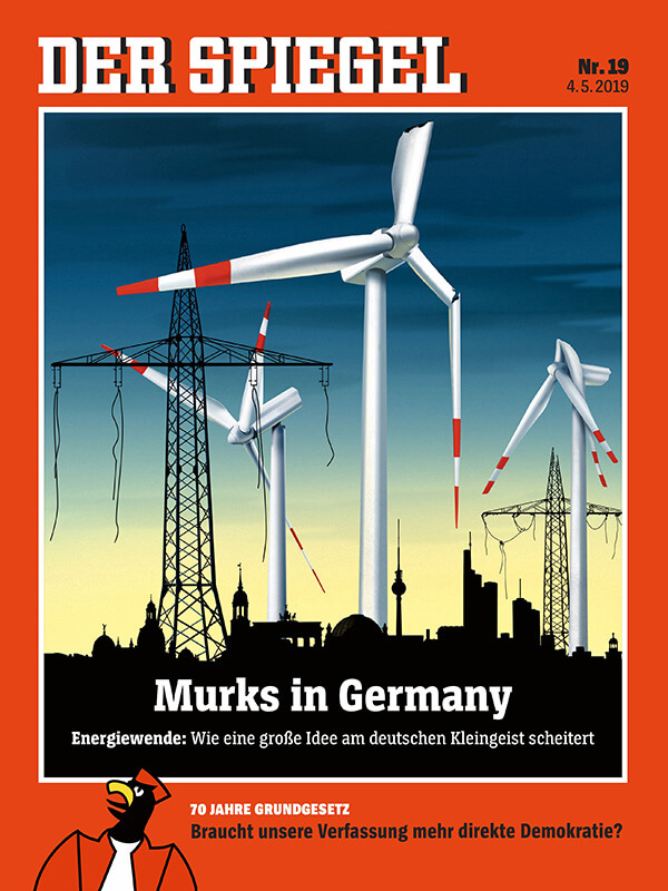 ▲ 독일의 에너지전환을 다룬 독일 주간지 슈피겔의 표지.