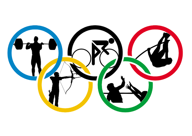 ▲2016년 브라질 리우데자네이루 올림픽 로고 자료사진. ⓒpixabay.