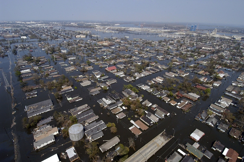 ▲ 2005년 5월 말, 허리케인 카트리나(Hurricane Katrina)가 미국 남동부를 강타했다. 이 허리케인은 북대서양에서 발생한 허리케인 중 6번째로 강했다. 사진=pixabay