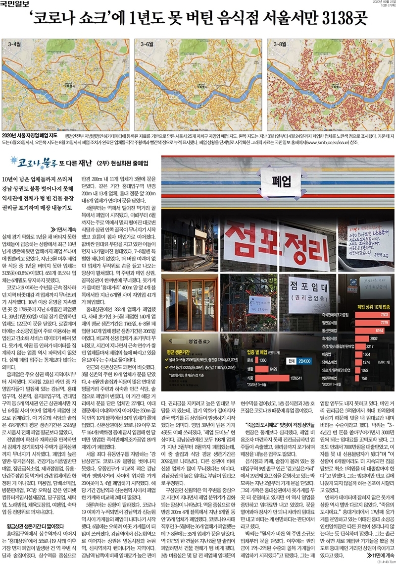 ▲21일 국민일보 10면