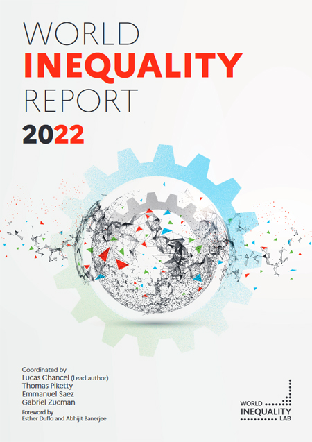 ▲ 세계 불평등 연구소(World Inequality Lab)의 ‘세계 불평등 보고서 2022’