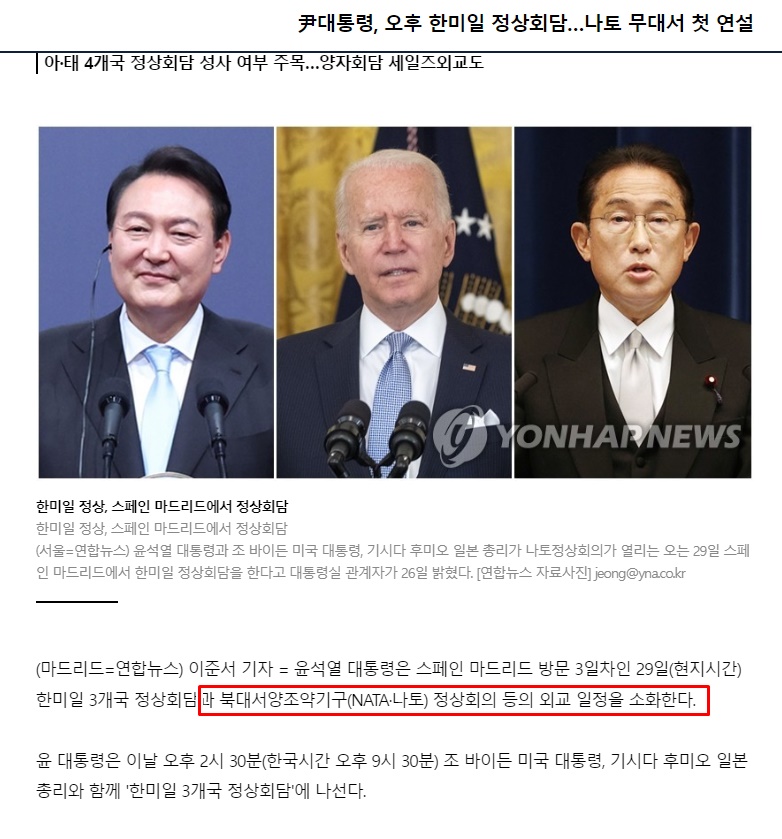 ▲연합뉴스가 NATO를 'NATA,나토'라고 오타를 낸 기사를 내보내자, 수많은 기사들이 이를 그대로 베꼈다. 