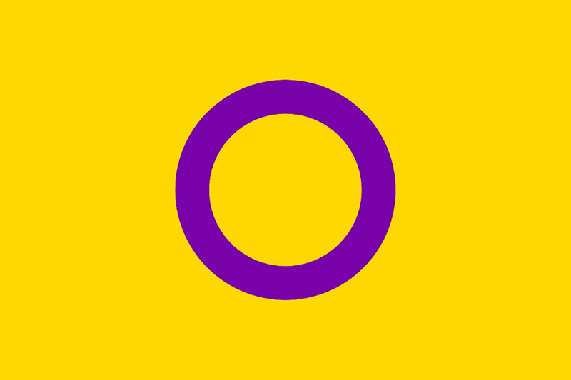 ▲ 인터섹스(intersex) 깃발. 사진=위키백과