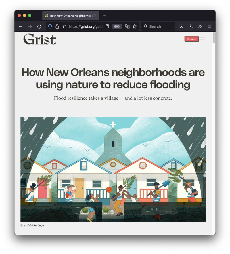 ▲ How to Build a Flood-Resilient Community. Grist, 2022년 6월8일.