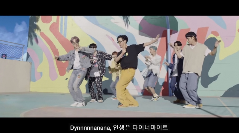 ▲BTS - ‘Dynamite’ MV.