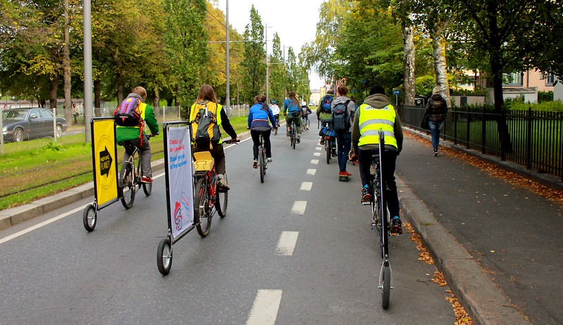 ▲아무도 죽거나 중상을 입지 않는 안전한 교통 시스템을 의미하는 ‘비전 제로(Vision Zero)’가 시행된 노르웨이 오슬로의 거리. 유럽교통안전위원회