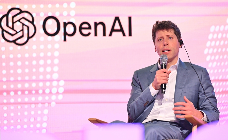 ▲ 샘 올트먼 OpenAI 대표가 지난 6월9일 서울 영등포구 63빌딩에서 열린 'K-Startups meet OpenAI'에서 발언하고 있다. ⓒ연합뉴스 