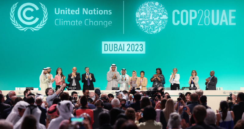 ▲ 지난달 30일(현지시간) 아랍에미리트(UAE)에서 개막한 유엔기후변화협약 당사국총회(COP28). 사진=유엔.