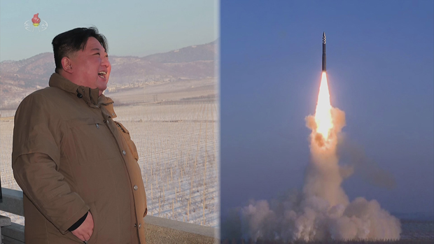 ▲ 북한은 지난 12월18일 김정은 북한 국무위원장이 참관한 가운데 고체연료 대륙간탄도미사일(ICBM) 화성-18형 발사훈련을 단행했다고 조선중앙TV가 19일 보도했다. ⓒ 연합뉴스