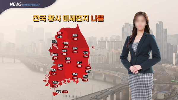 ▲기상캐스터의 날씨예보 이미지(기사와 무관합니다.) 사진=게티이미지