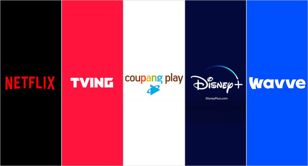 ▲주요 OTT 플랫폼 이미지. ⓒ미디어오늘 