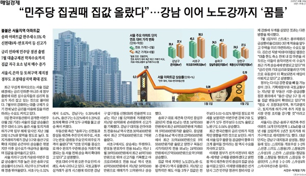 ▲6일 매일경제 6면.