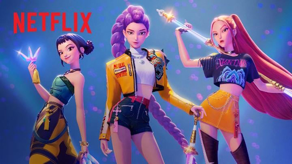 ▲ 넷플릭스 애니메이션 ‘케이팝 데몬 헌터스’ 스틸컷