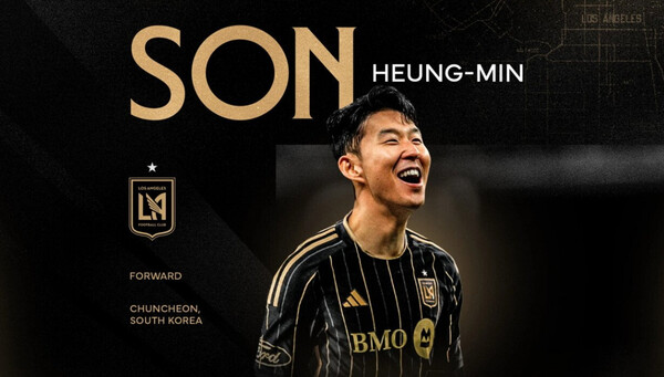 ▲ 최근 미국 MLS 로스엔젤레스(LAFC)로 이적한 손흥민. LAFC 홈페이지