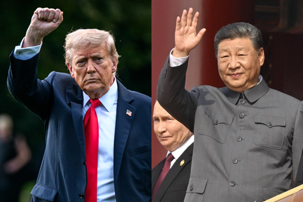 ▲ 도널드 트럼프 미국 대통령과 시진핑 중국 국가주석.