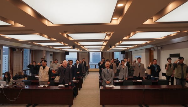 ▲24일 서울 중구 한국프레스센터에서 진행된 제35회 민주언론상 시상식. 사진=전국언론노동조합