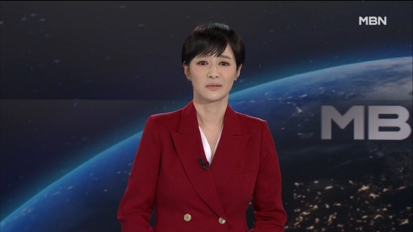 ▲ 지난 3월31일 'MBN 뉴스7'에서 마지막 클로징 멘트하고 있는 김주하 앵커.