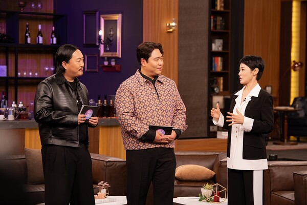 ▲ MBN '김주하의 데이앤나잇' 스틸컷. 왼쪽부터 조째즈, 문세윤, 김주하. 사진=MBN