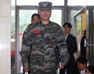 박정훈 법정증언 “보고 다음날 尹 VIP 격노 들어” 공보실장 “V 언급말라 들어”