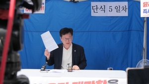 전북경선 패배 안호영, ‘이원택 재감찰’ 요구하며 단식 지속