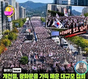 "규탄 집회 100만 명 몰렸다?" 팩트 체크해보니 AI 조작 사진